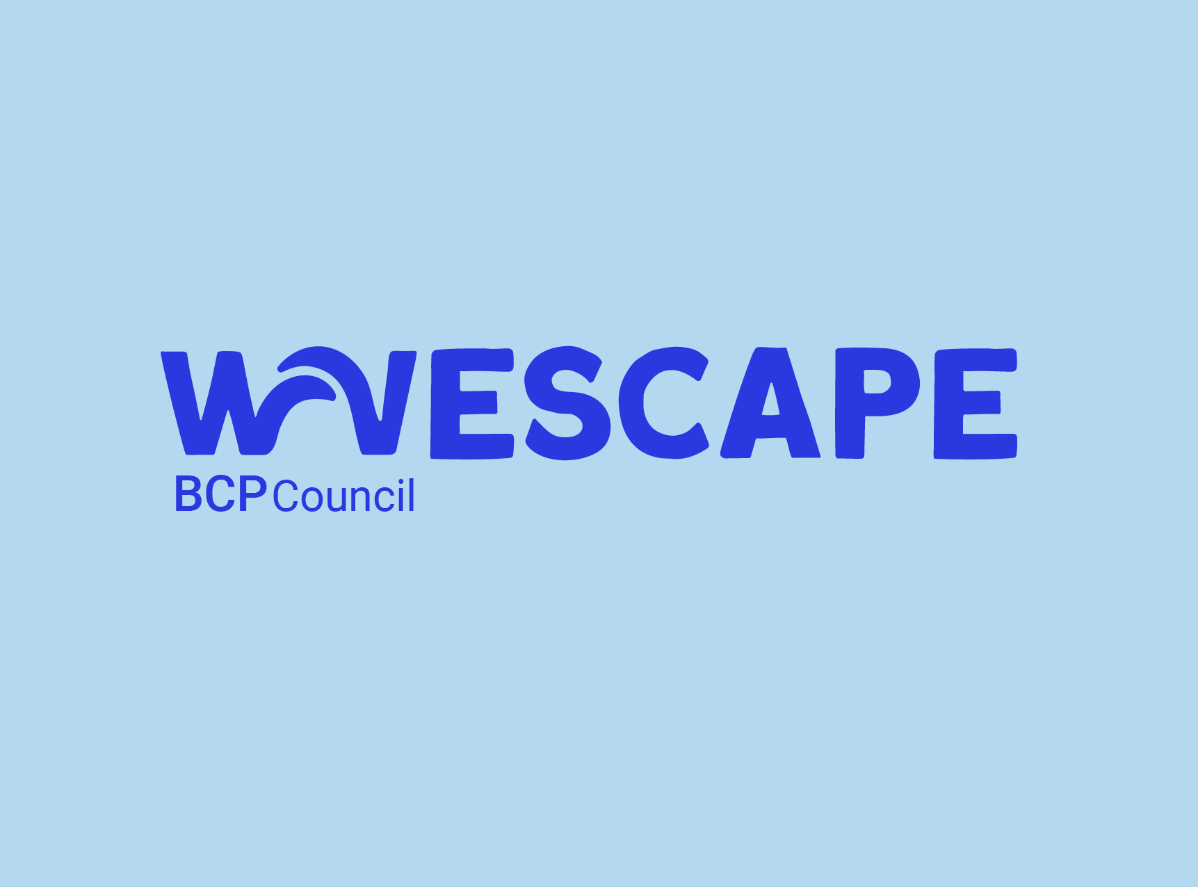 the wavescape collaboration with BCP councils logo